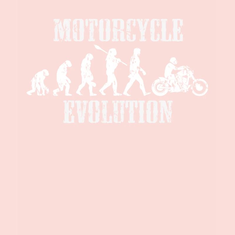 Evolution Biker Motorrad Geschenk