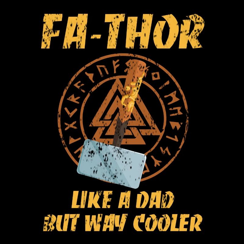 Cadeau cool pour le père Hammer Hammer de Fa-Thor