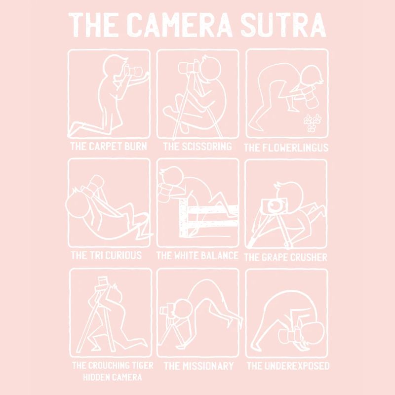 Funny Camera Sutra Gift design