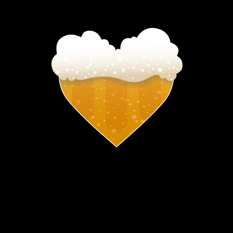 Bierherz Biertrinker Männer Bier Party Geschenk