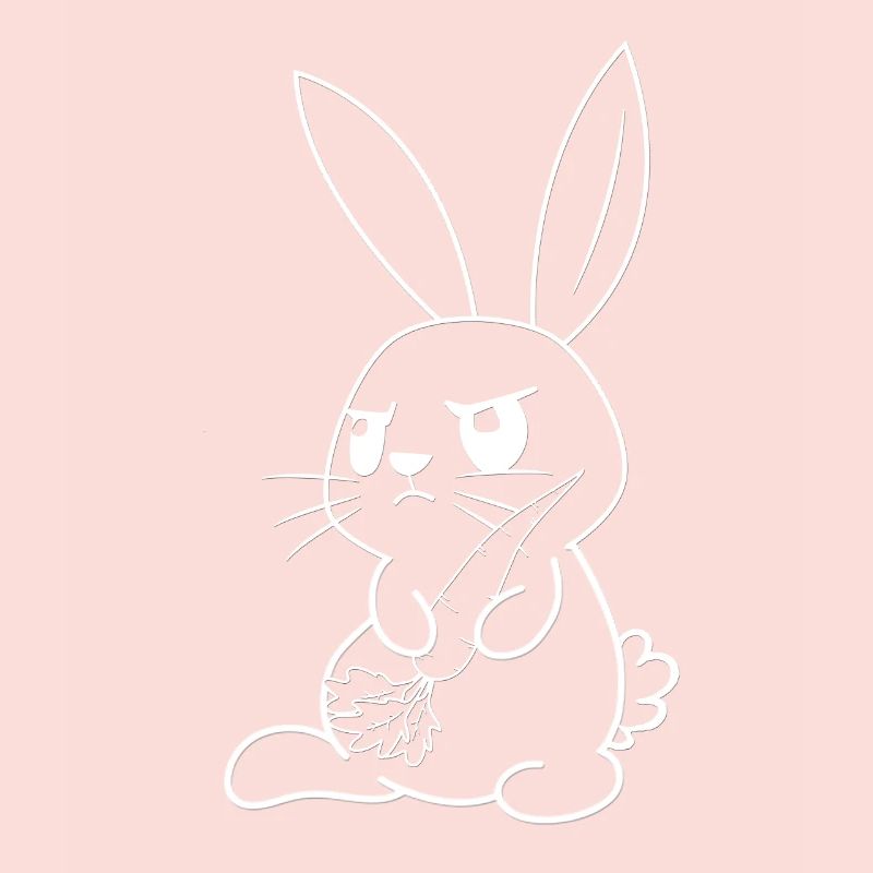 Rabbit with carrot