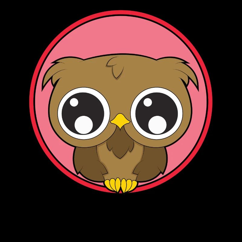 Chouette animaux mignons