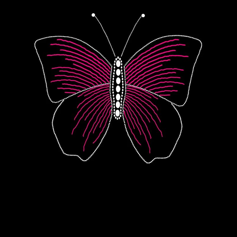 Butterfly sequins PINK, gift