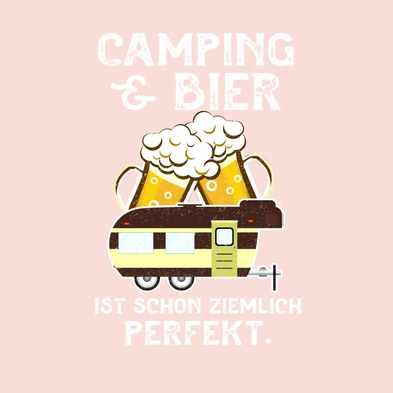 Camping Bier Zelten Lagerfeuer Geschenk Camper