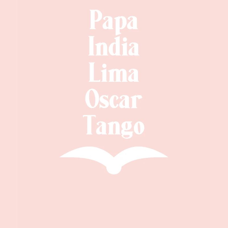 Pilot alphabet PILOT | Flight ticket gift