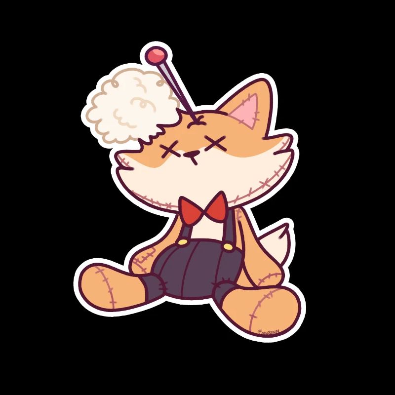 Voodoo doll fox Halloween magical gift