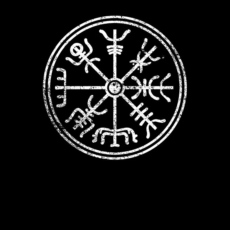 Signes de symboles compas Viking