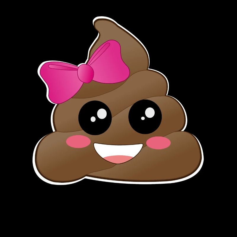 Poo premier Noël avec un cadeau pour bébé