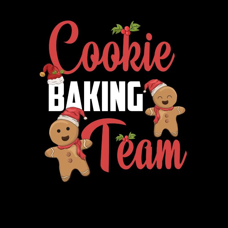 Cookie Baking Team Gingerbread Christmas Bakery