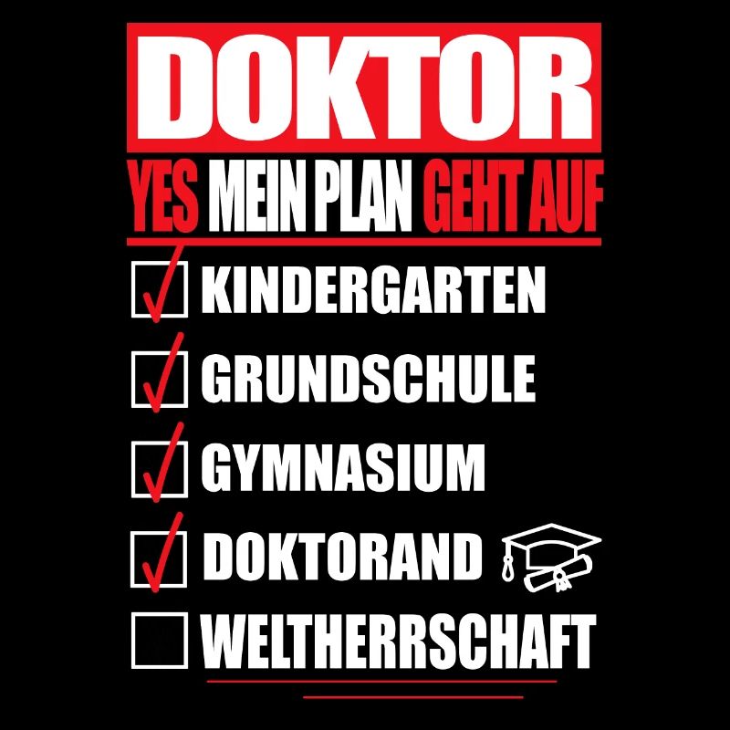 DOKTOR DOKTORAND MEIN PLAN ABSCHLUSS Geschenke