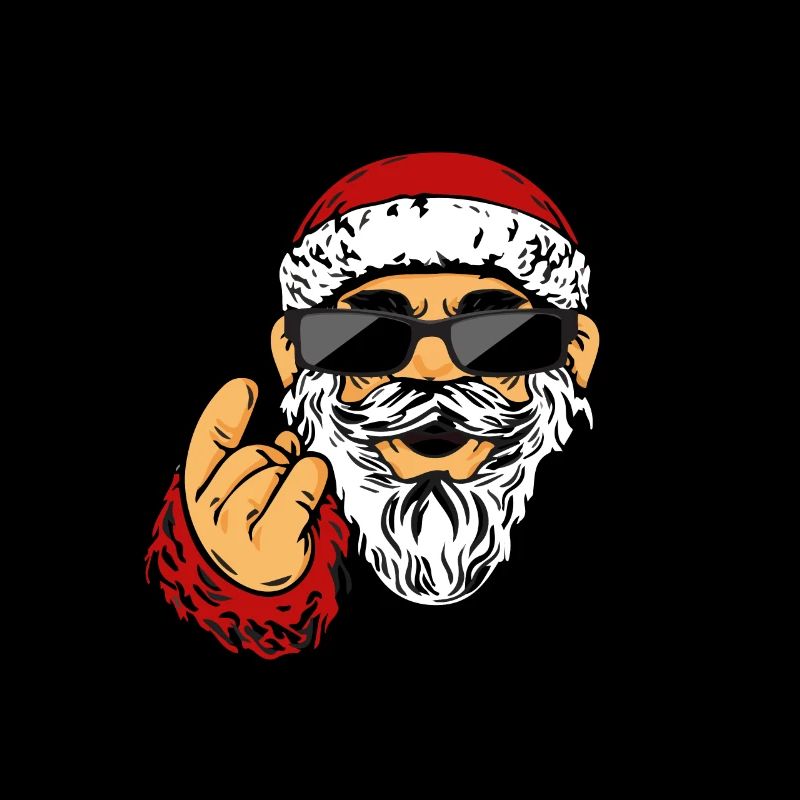 cool santa weihnachtsmann geschenk