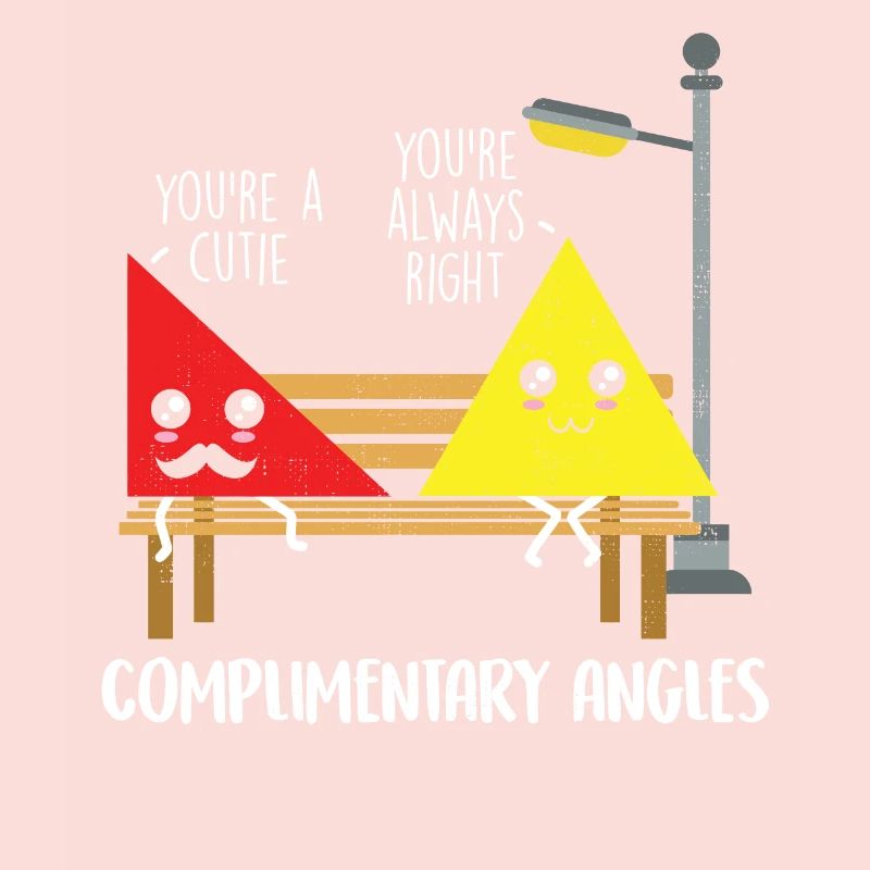 Funny Geometry Pun Gift Design Complimentary