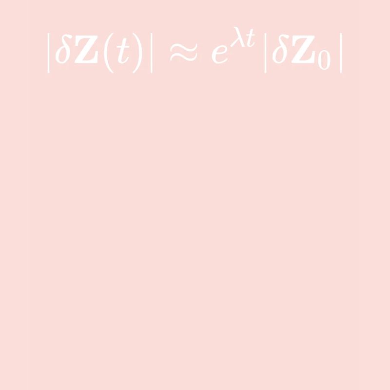 Chaos theory math and physics formula equation