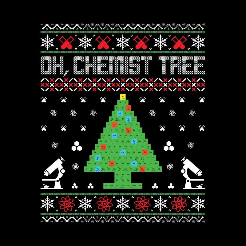OH CHEMIST TREE Nerd Geek Geschenkidee Weihnachten