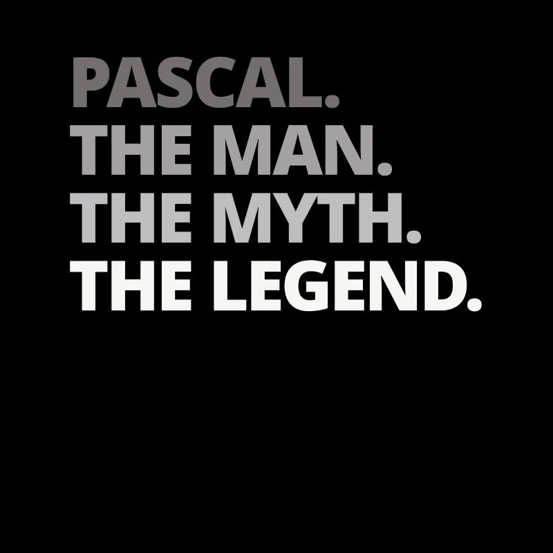Pascal Name Spruch Geschenk