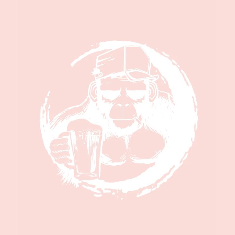 Monkey and beer