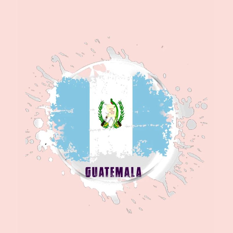 Drapeau du Guatemala avec blob
