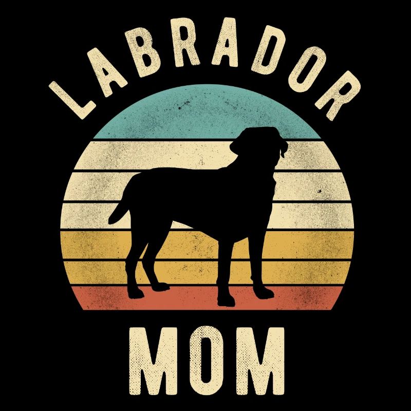 Labrador Retriever Mom Retro - Lustiges Hunde-Mama-Geschenk