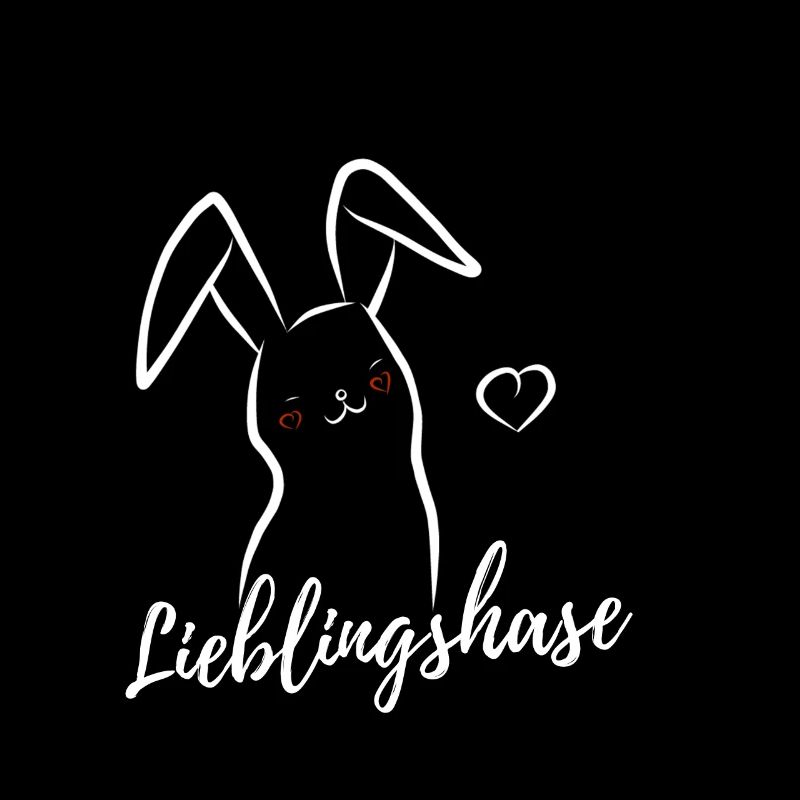 Lieblingshase verliebt Geschenkidee