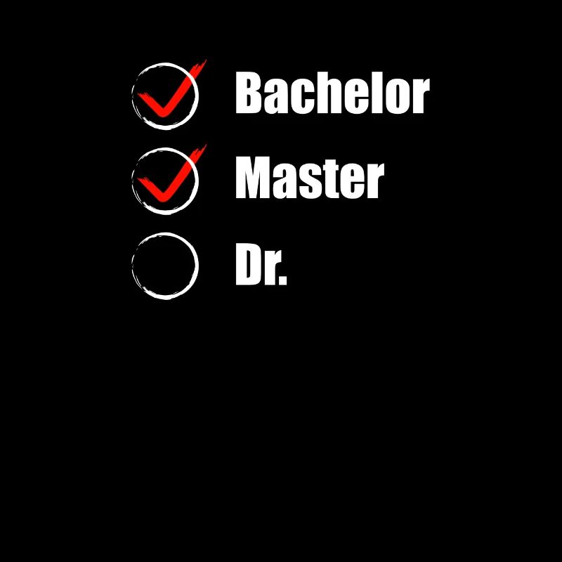 Master Abschluss Doktorand Checkliste Geschenkidee