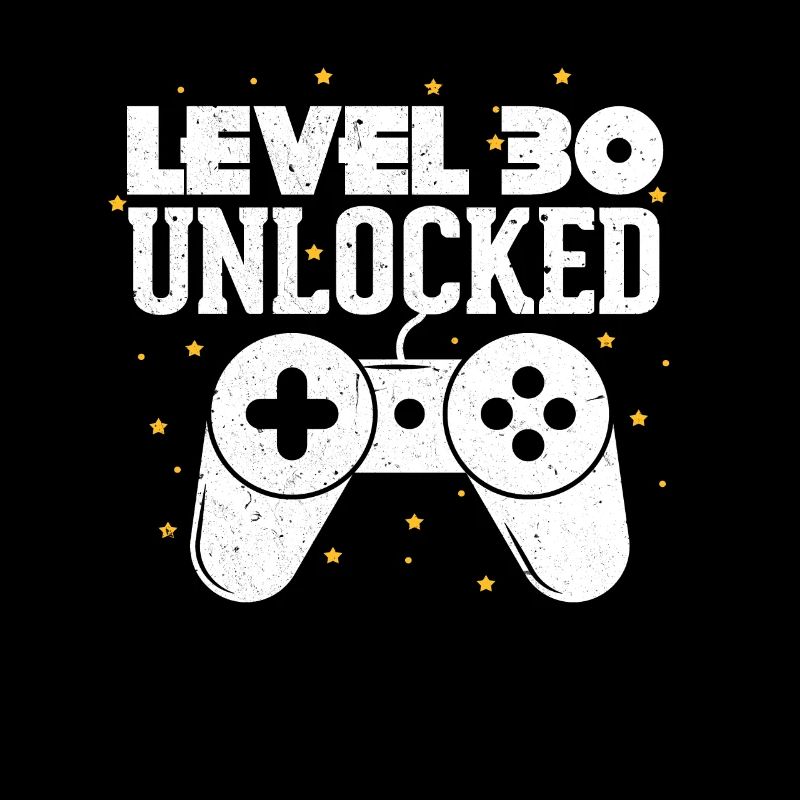 Level 30 30th birthday 30 years gaming gift