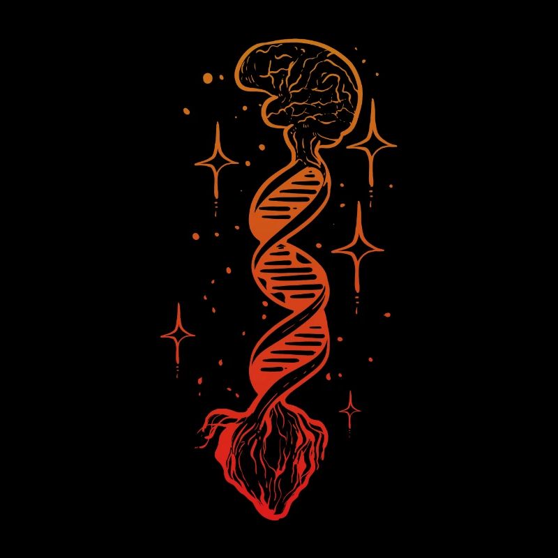 Heart-brain-tree anatomist or researcher gift