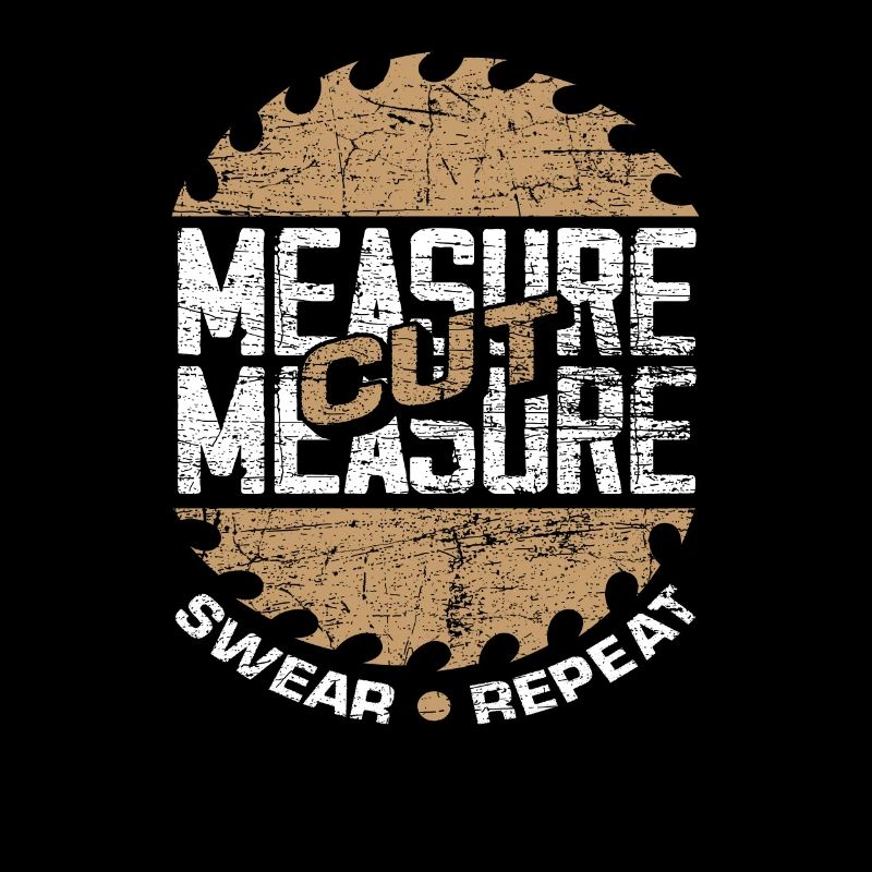 Carpenter measuring swearing