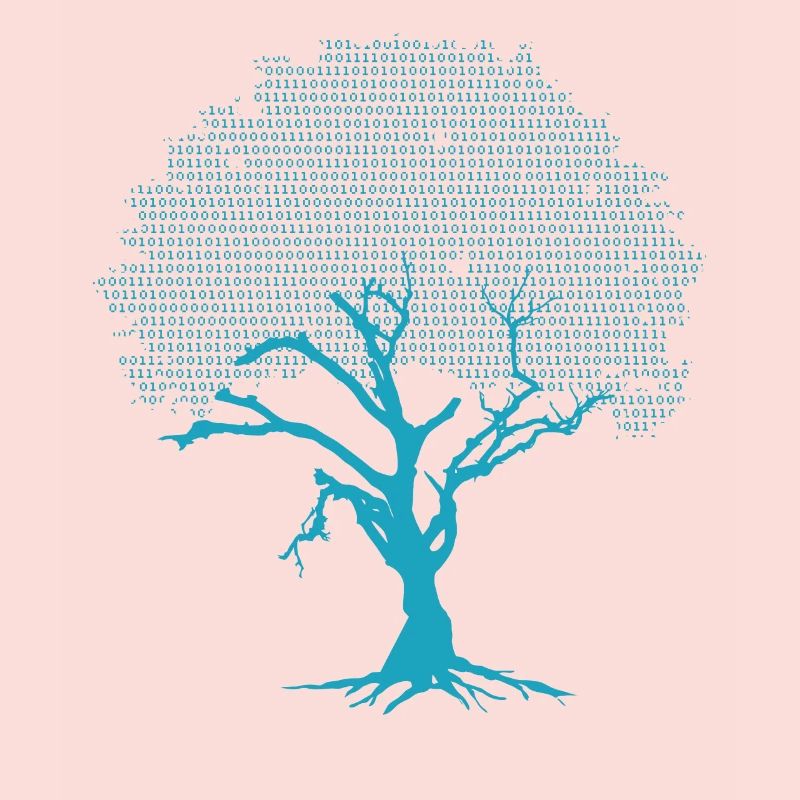 Graphique d'idée de conception d'arbre de codage binaire