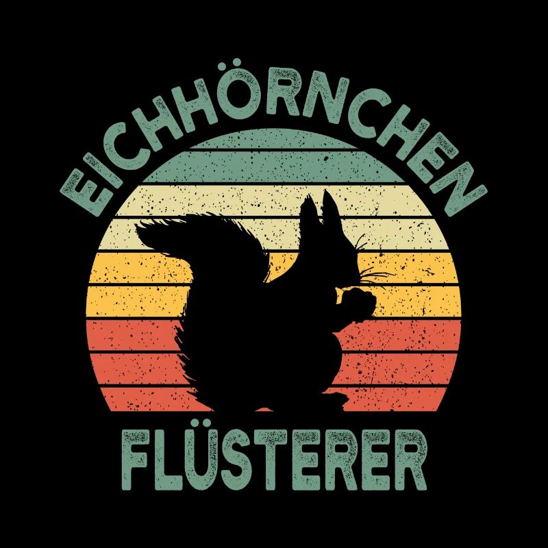 Eichhörnchen Flüsterer Vintage lustig Geschenk