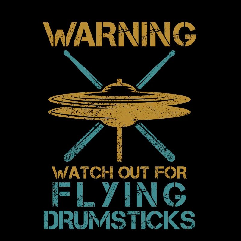 Drummer Design Drums and Drummer Flying