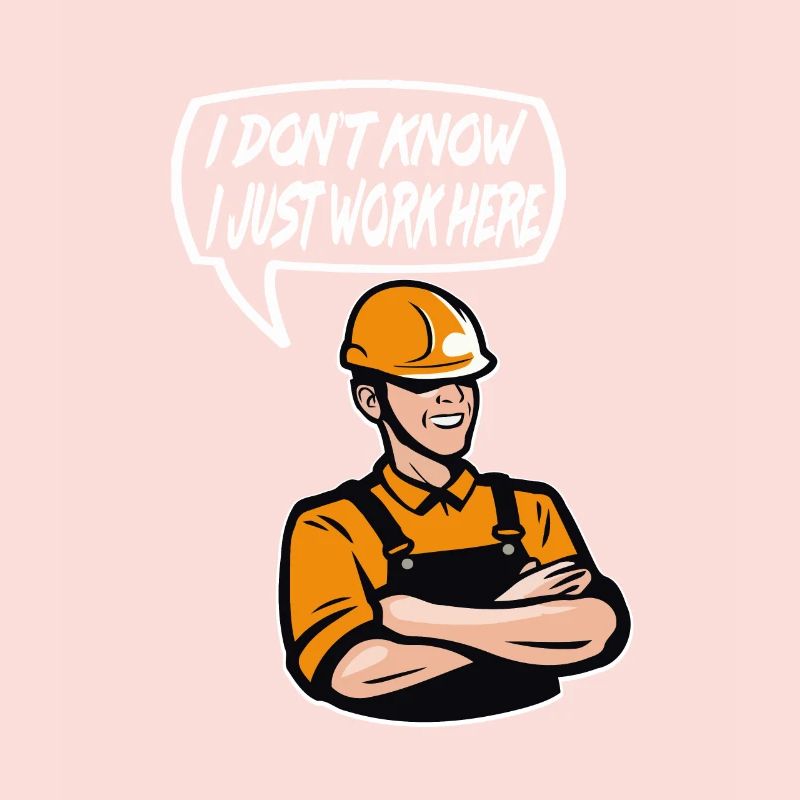 Construction worker construction site design