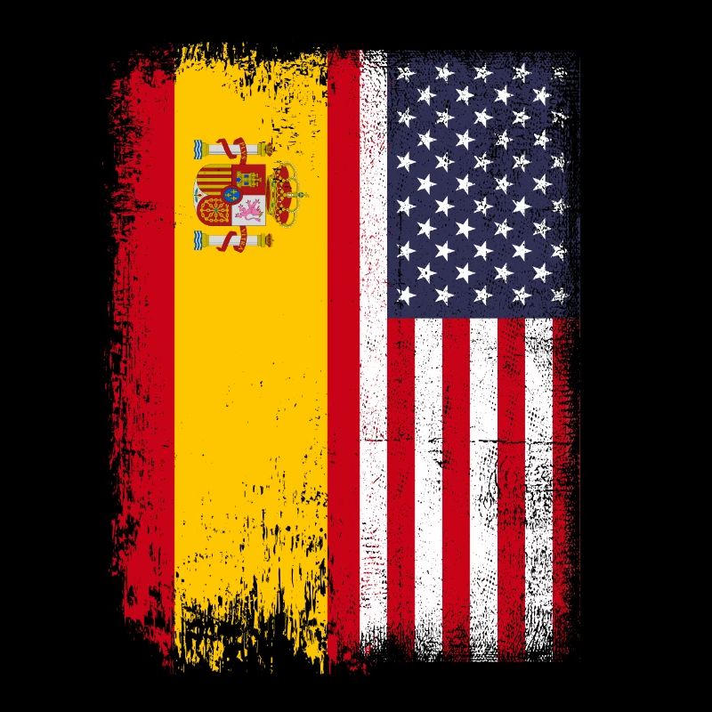 Drapeau espagnol des États-Unis d'Amérique