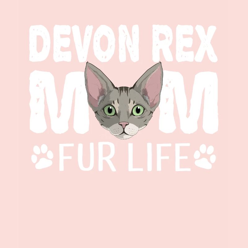 Devon Rex Katze Mutter Pelz Leben Kitty Wortspiel