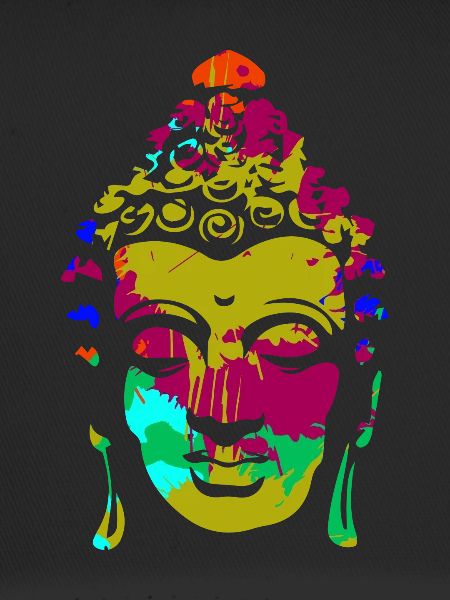 Buddha meditation Ying Yang