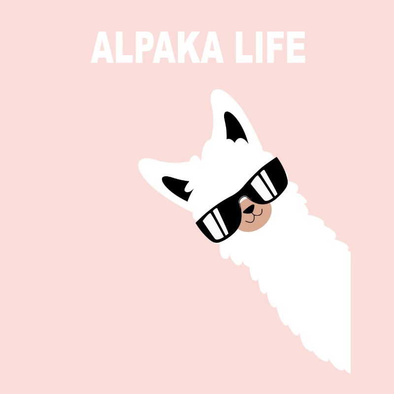 Funny alpaca design alpaca style saying