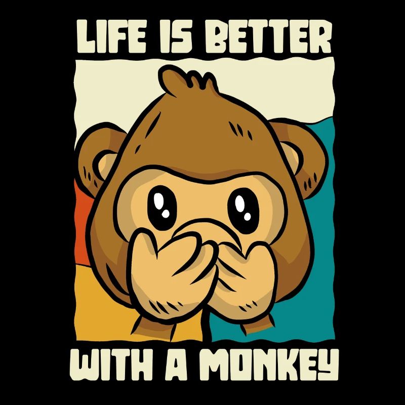 La vie est meilleure avec un singe