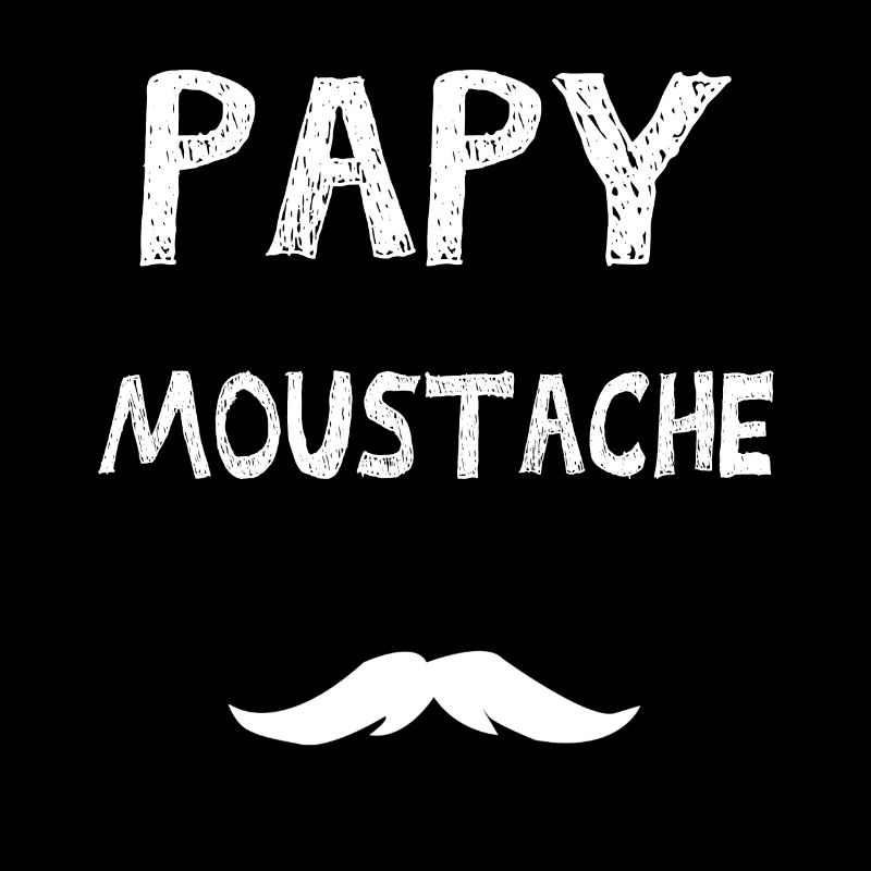 PAPY Moustache blanc