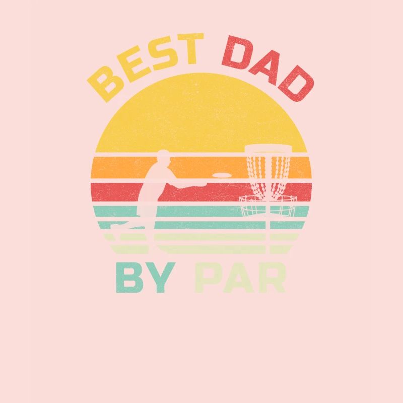 Conception de papa de disque de golf pour un père de disque de golf
