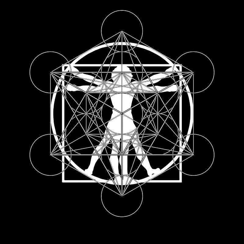 Géométrie sacrée du cube de Da Vinci Metatron