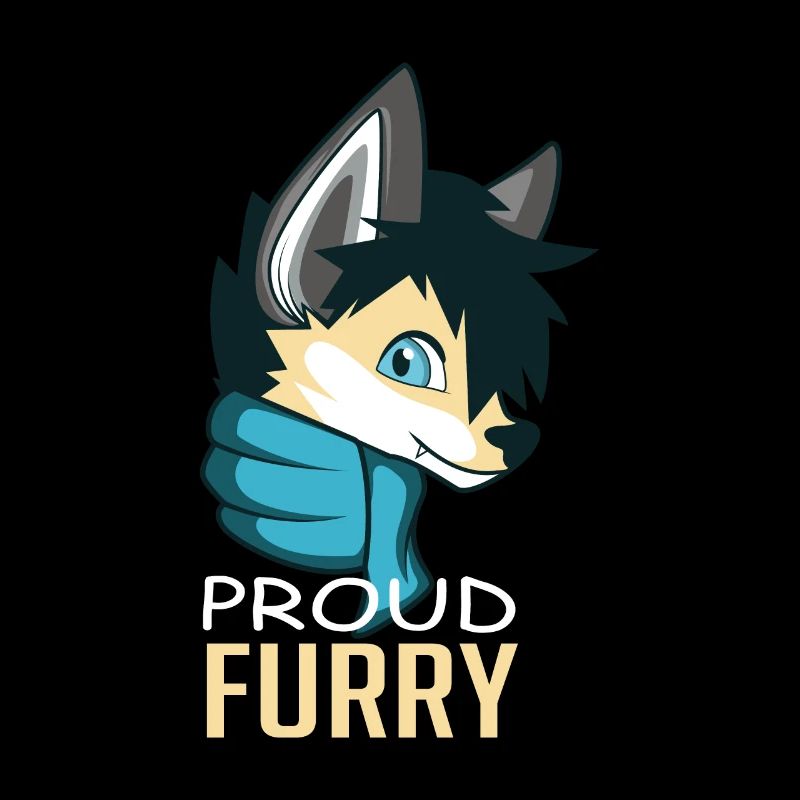 Stolzer Furry Haustierbesitzer oder Liebhaber Gesc