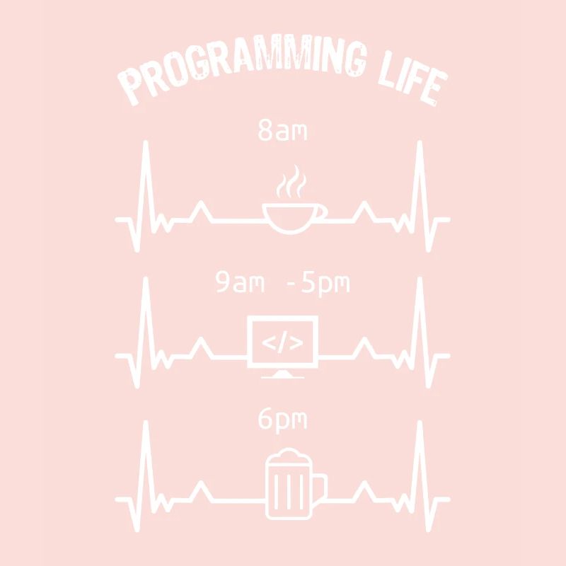 Programmation Life Coffee Code Beer Gift