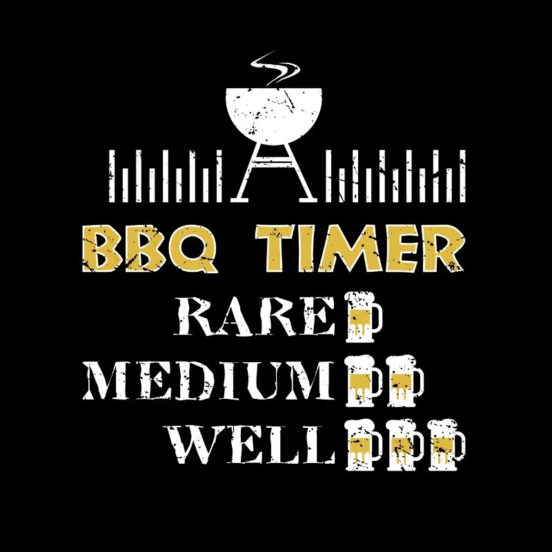 BBQ Timer Barbecue Shirt Funny Grill Grilling Gift