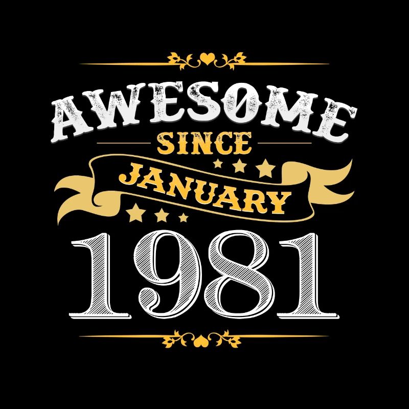 Geburtstag im Januar 1981
