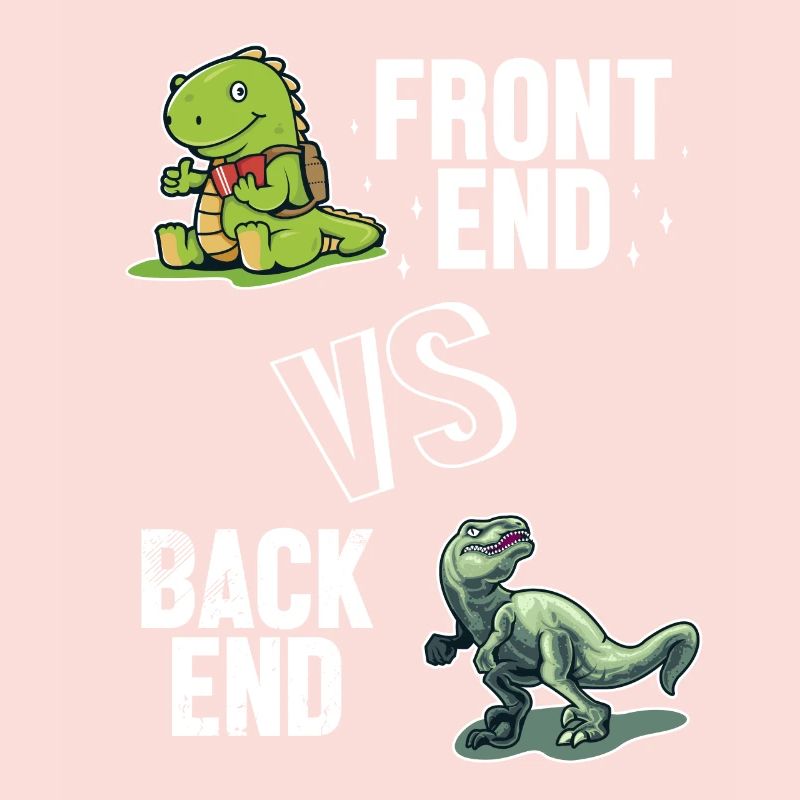 Frontend vs. Backend Developer Developer Coder