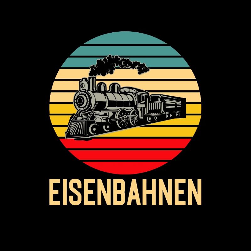 Eisenbahner Lokführer Retro Eisenbahn Zug Schaffne