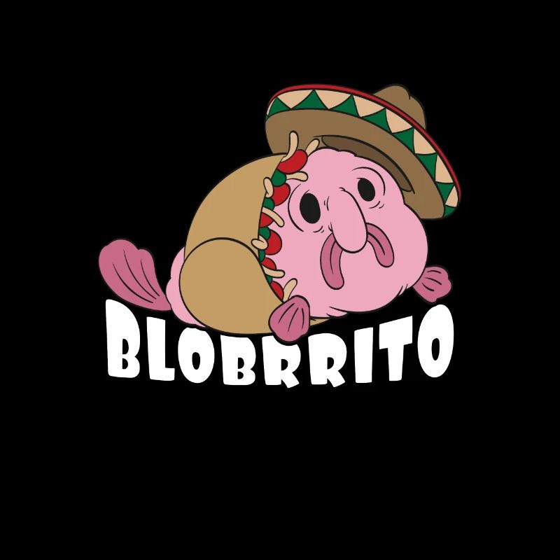 Blobfish Mexico Burrito Mexican Food Fish