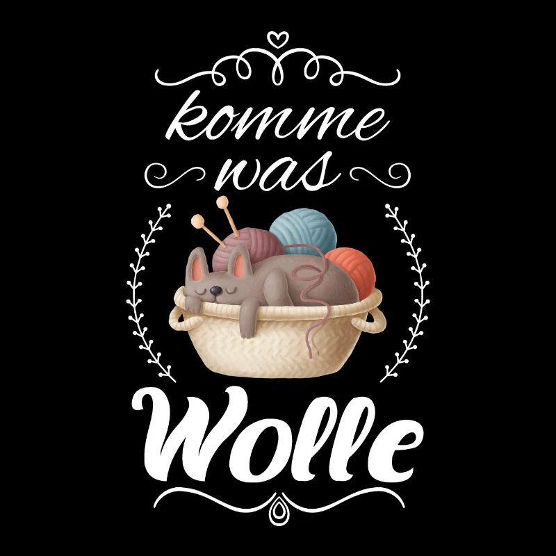 Witziger Strickmuster Spruch für Omas Geschenk