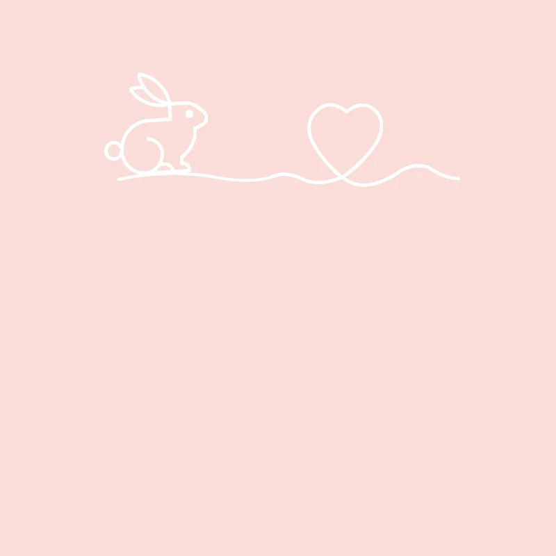 Easter dwarf ram rabbit heart gift