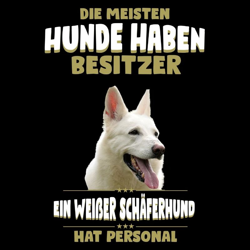 Weisser Schäferhund Tshirt - Weisser Schäferhund