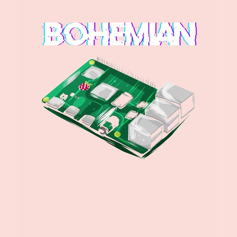 Bohemian Raspberry Informatiker Programmierer Pi